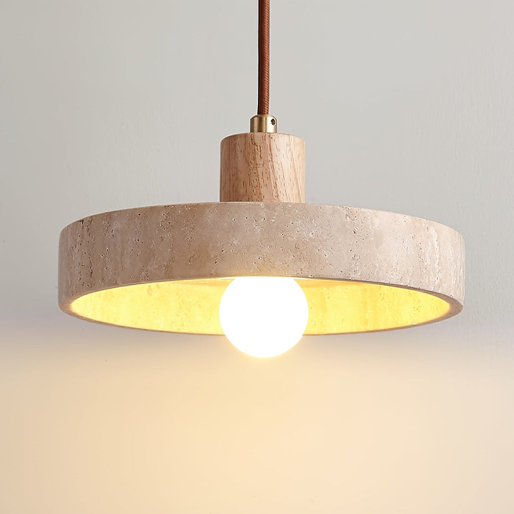 Evvynor Travertine Pendant Light | Fioriscas