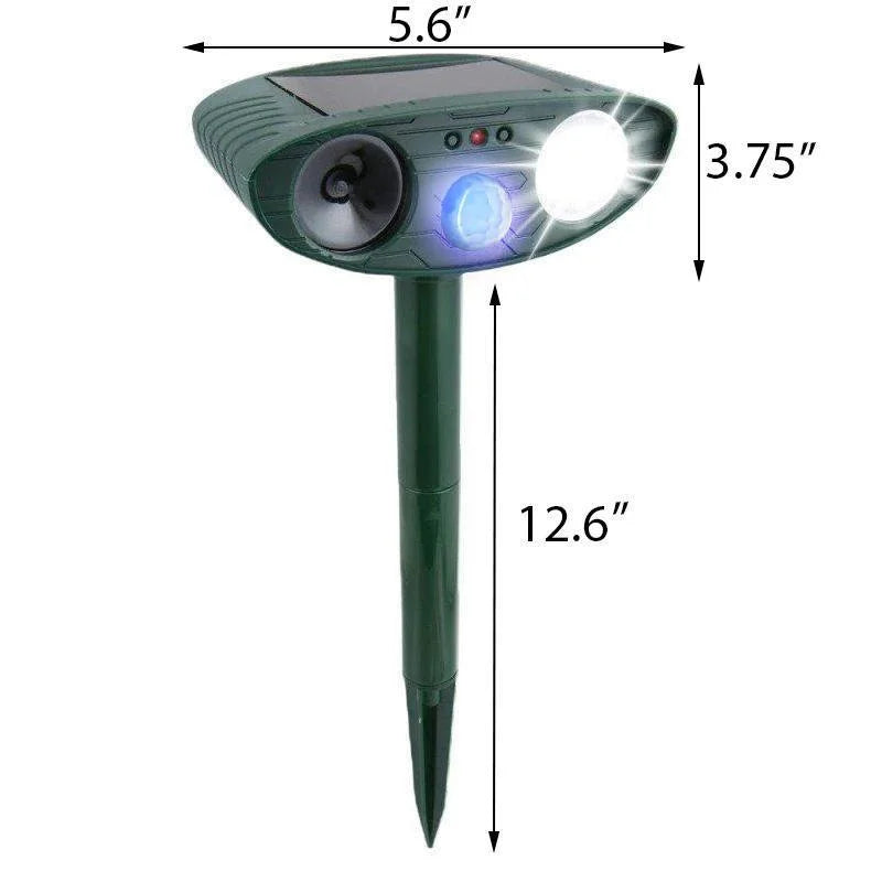 FloraShield Solar Motion-Activated Deer Repeller For Yards And Gardens