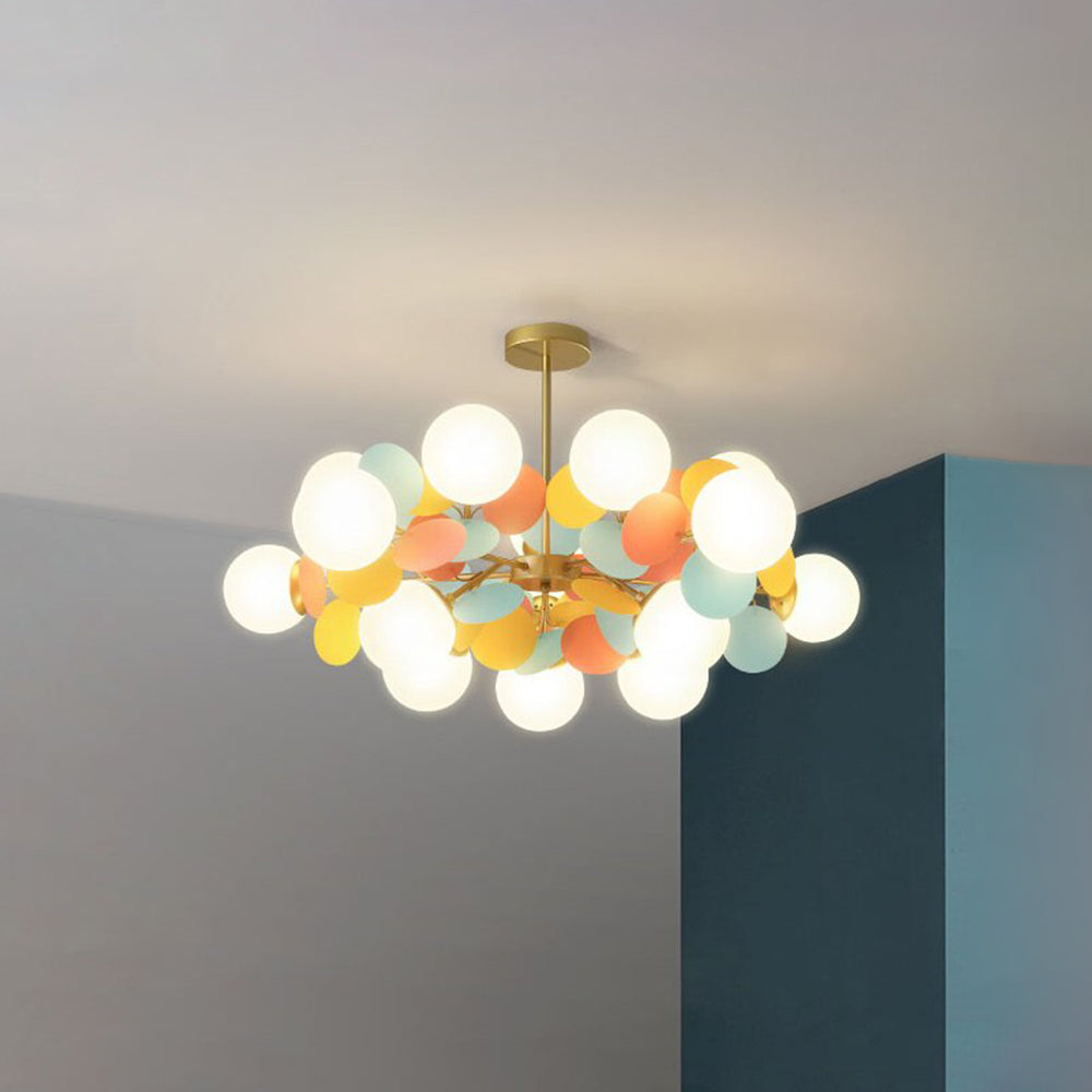 מנורת תלייה מאקריליק AstraLumen, תאורת LED זוהרת לחדרים מודרניים