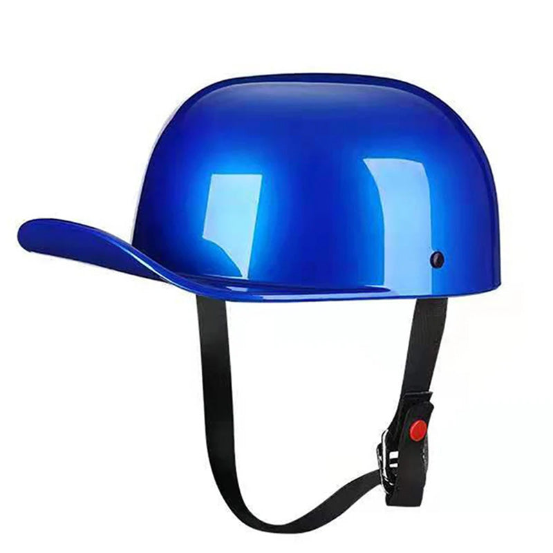 Capacete de mota RoverGuard com design de boné de basebol, certificado pelo DOT