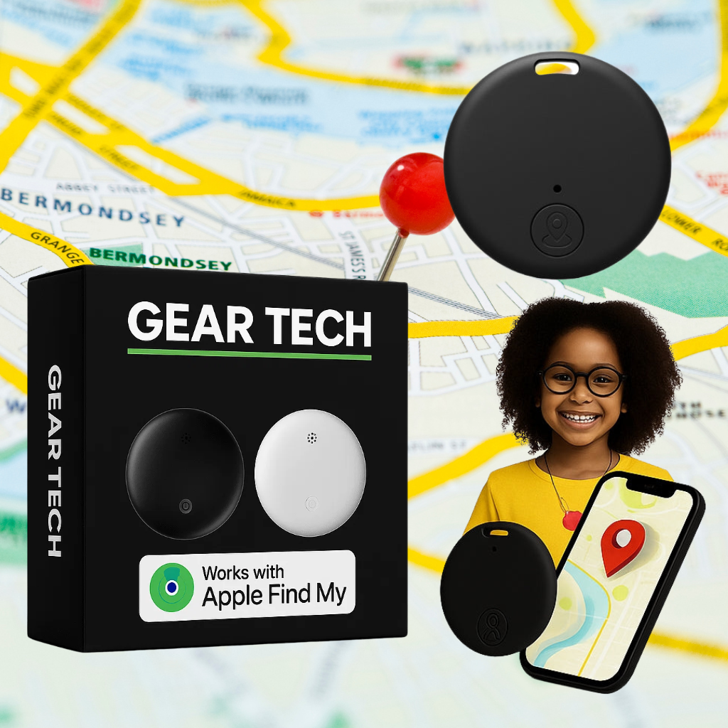 Portachiavi GPS per bambini, impermeabile, con batteria da 12 mesi, compatibile con Dov’è di iOS