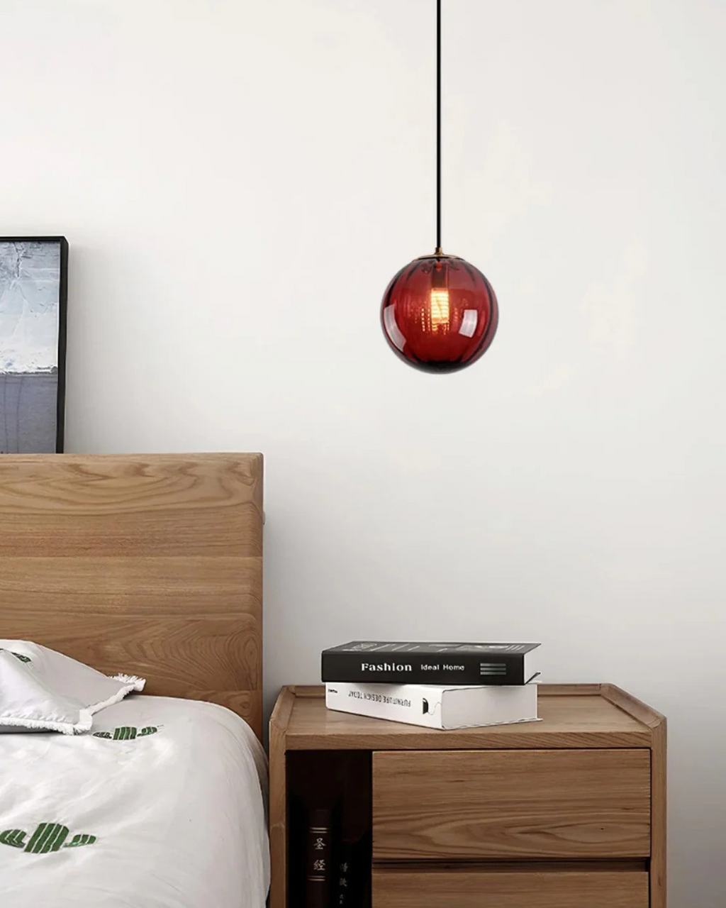 Lampa wisząca VeraLux Vintage-Glow, przyciemniane szkło, sześć wariantów kolorystycznych