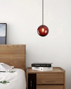 Lampa wisząca VeraLux Vintage-Glow, przyciemniane szkło, sześć wariantów kolorystycznych