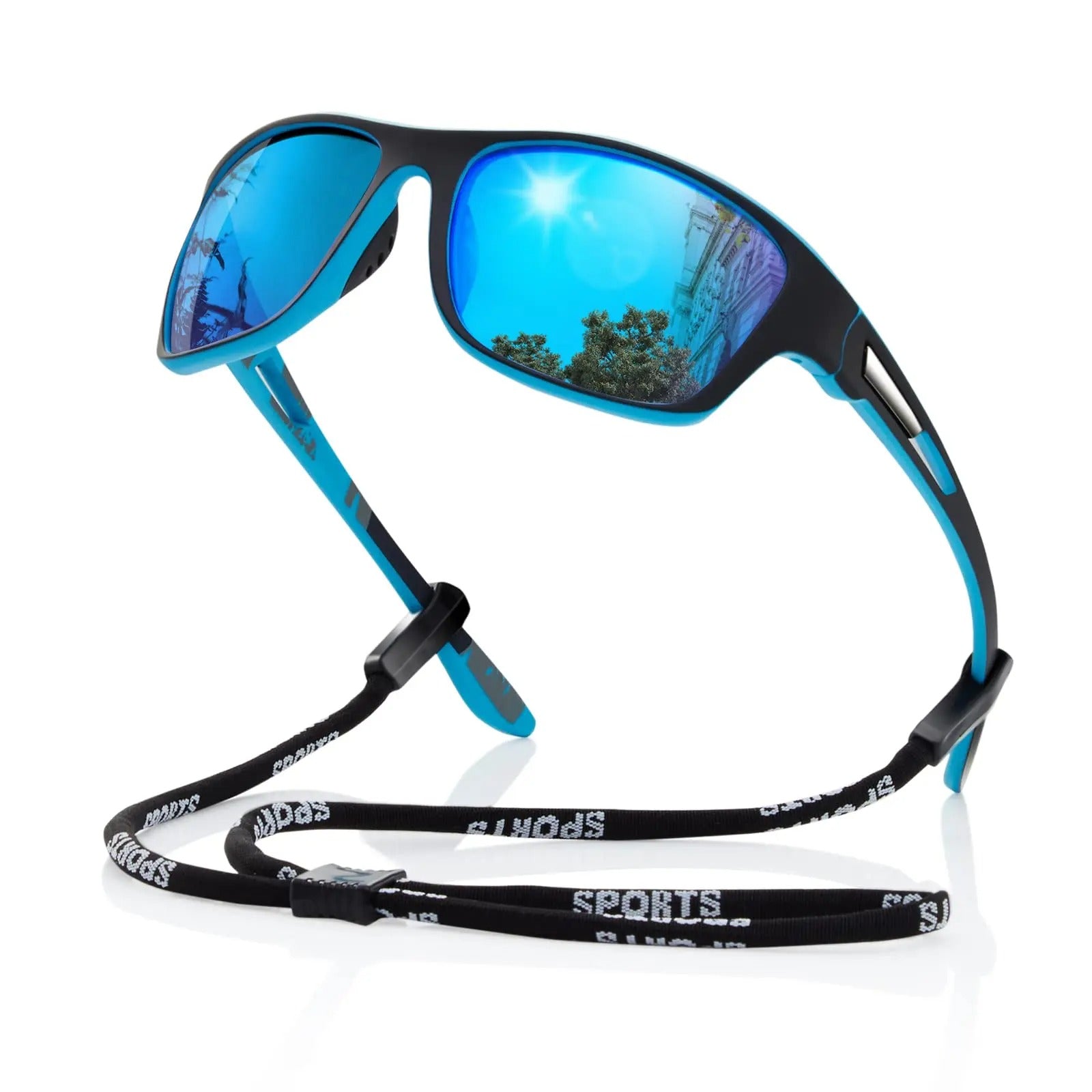 Gafas de sol polarizadas envolventes con protección UV400 para hombre
