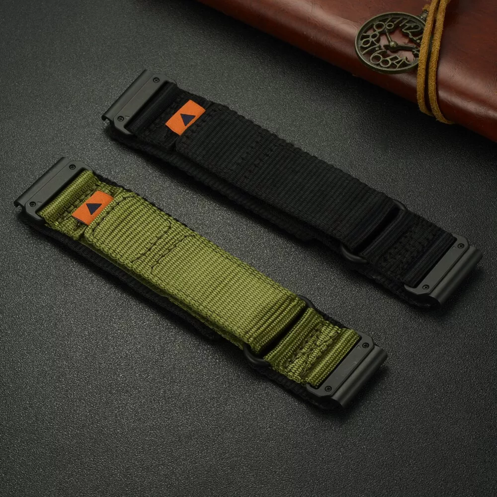 RidgeLine elastisk nylonrem til Garmin Tactix og Fenix ure