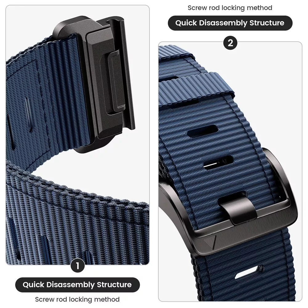Rivaro Braided Nylon Tactical Strap for Garmin Fenix 5-8 Series