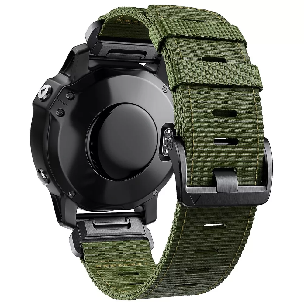 Rivaro Braided Nylon Tactical Strap for Garmin Fenix 5-8 Series