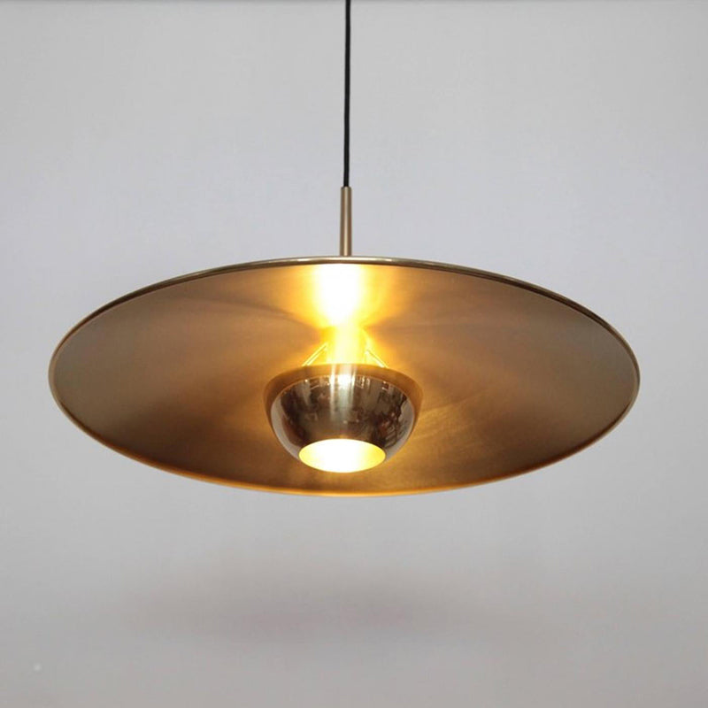 Pyra Minimalist Metal Pendant Light, Gold | Fioriscas