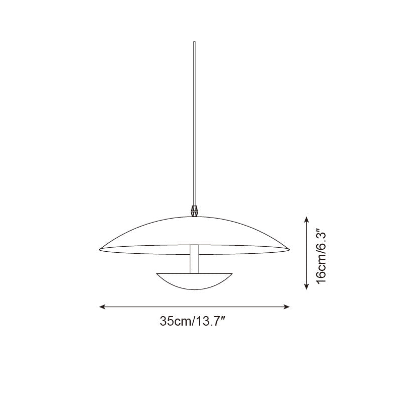 Pylos Minimalist Black Pendant Light | Fioriscas