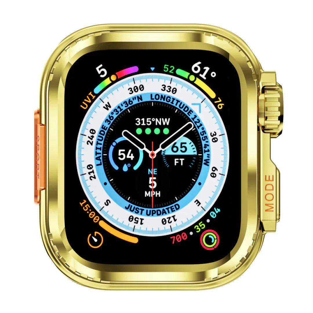 Apple Watch Case in Aluminum, AeroGuard Rugged Protective Shell