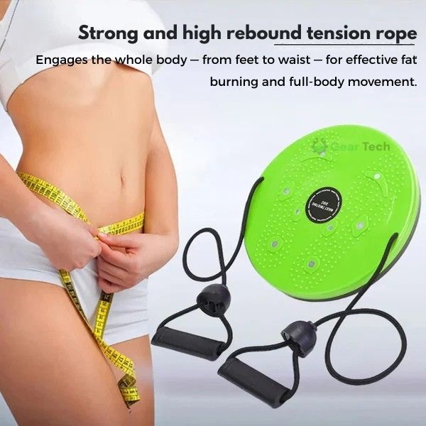 Magnetic Core Twist Board With Resistance Ropes, LumaTwist Balance Trainer
