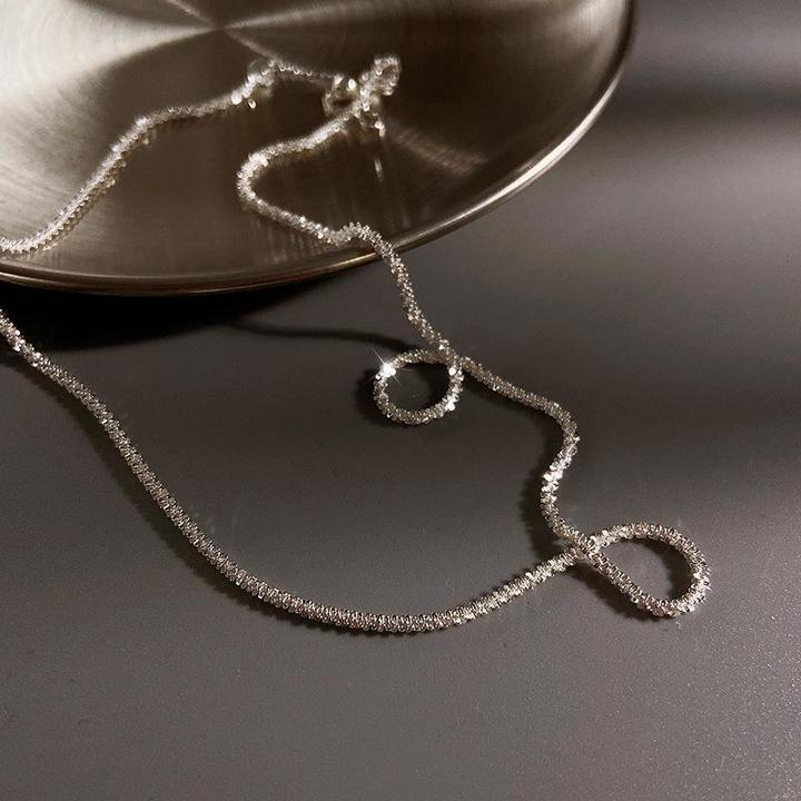Sterling Silver Necklace Set With Starlight Pendants, Layered Duo, Lyssara