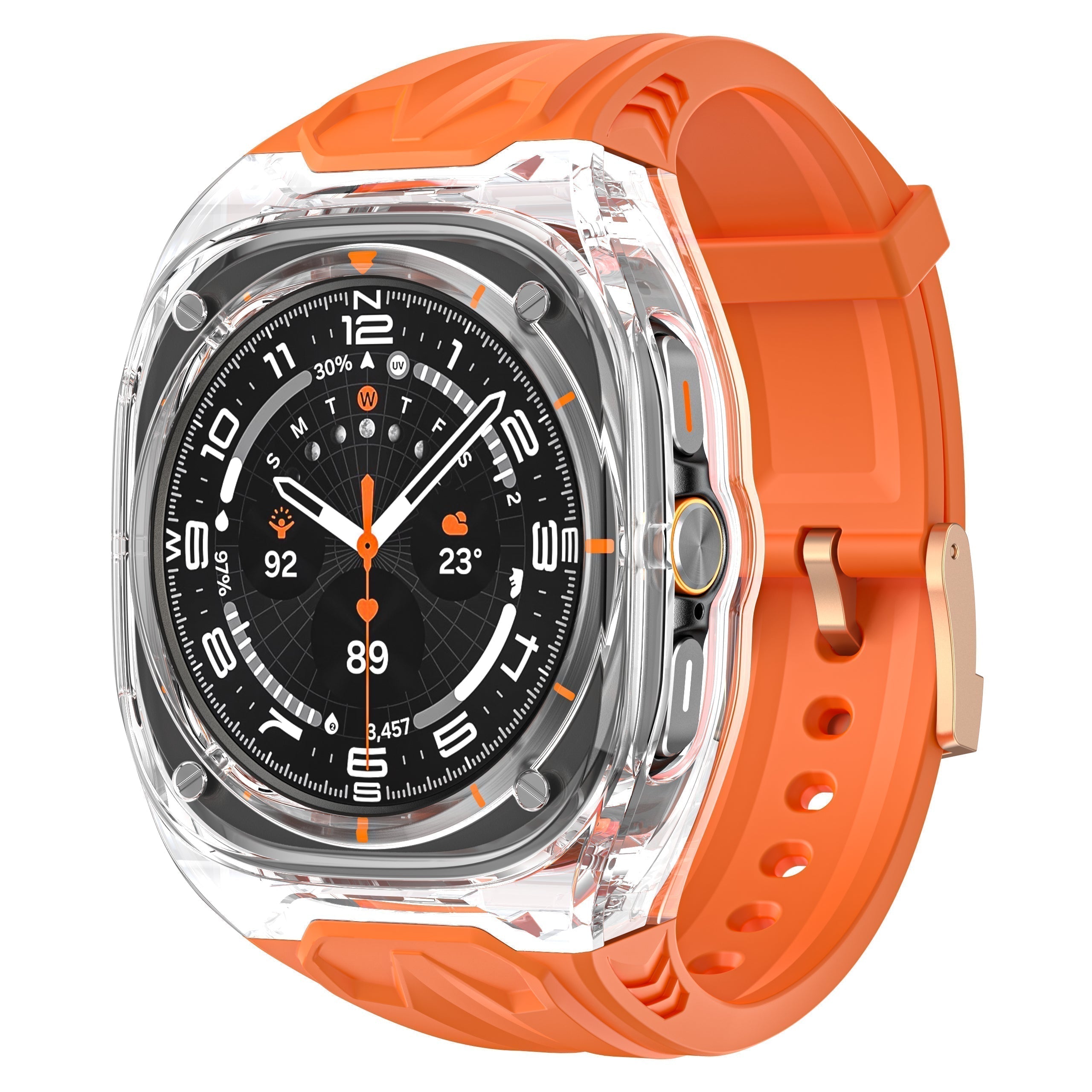 Stoßfeste Hülle und Armband-Set für Samsung Watch 7 Ultra 47mm