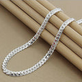 Aurelia Grace Sterling Silver Chain Necklace for Weddings