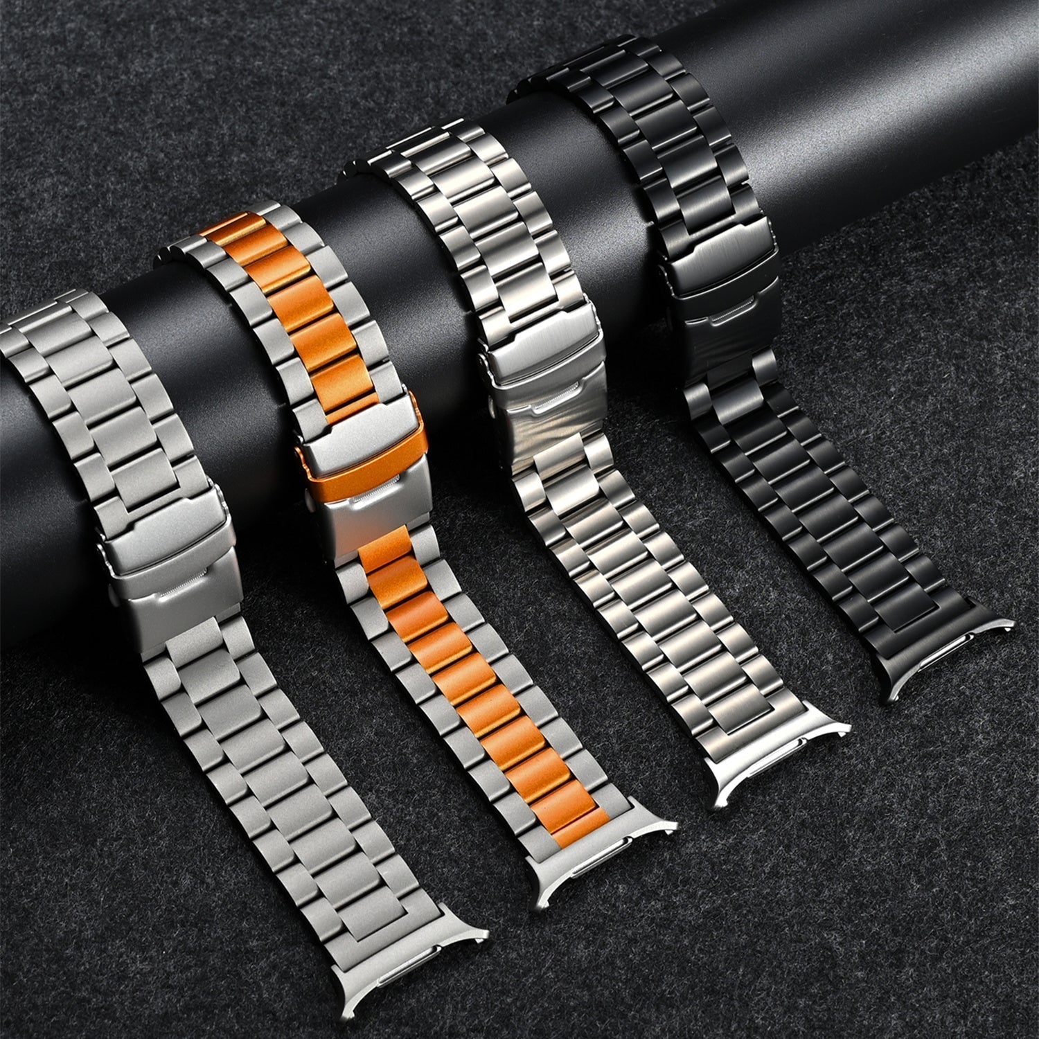 Aurex Titan-Uhrenarmband für Samsung Galaxy Watch Ultra, Faltschließe