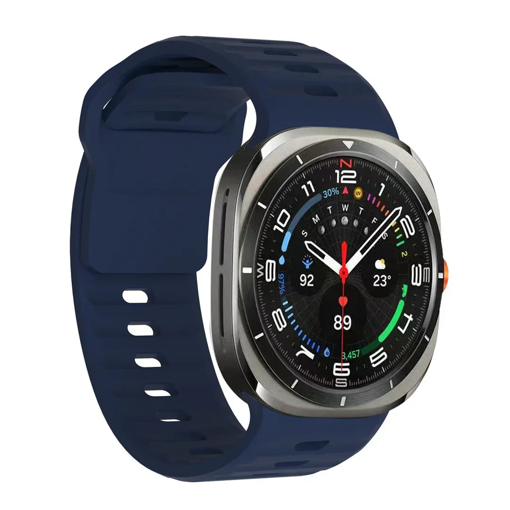 רצועת סיליקון ל-Galaxy Watch Ultra, רצועת Kirrea דקה עם אבזם מסמרים