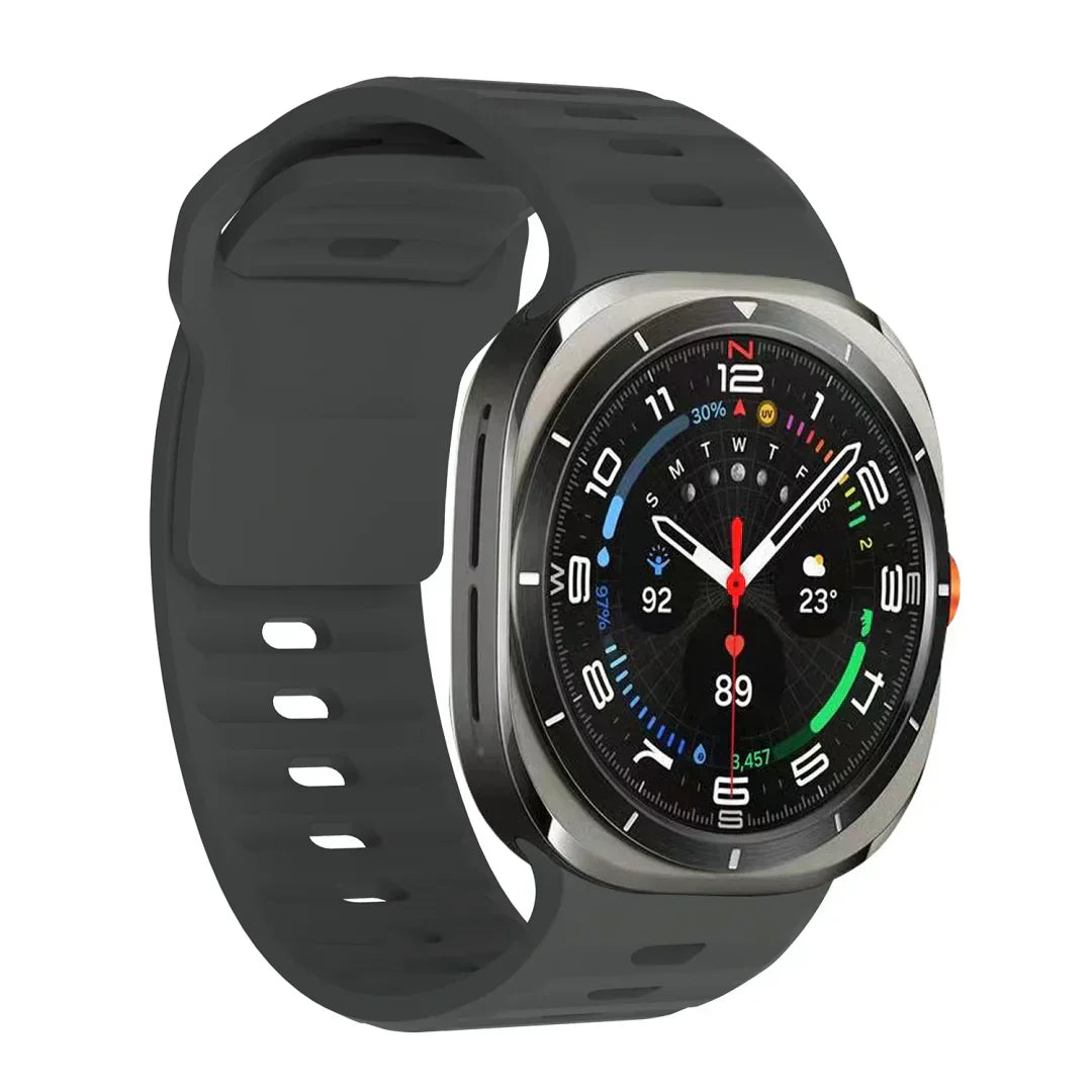 רצועת סיליקון ל-Galaxy Watch Ultra, רצועת Kirrea דקה עם אבזם מסמרים