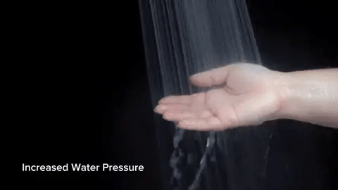 Showerhead With High Water Pressure, 9-Layer Filter, Push-Button Stop
