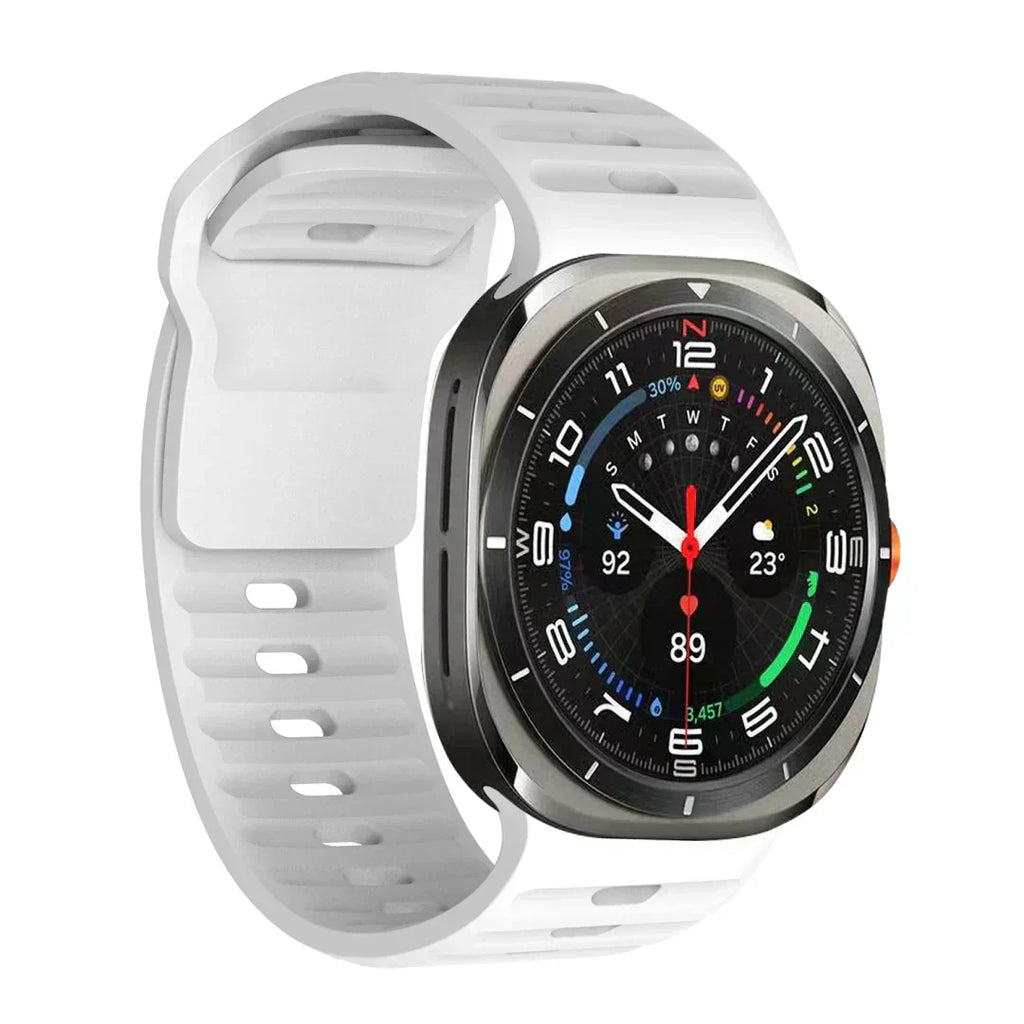 רצועת סיליקון ל-Galaxy Watch Ultra, רצועת Kirrea דקה עם אבזם מסמרים