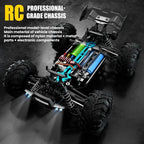 RC terénní truck StormRift 4WD v měřítku 1:16 s LED osvětlením a dálkovým ovládáním pro jízdu v noci