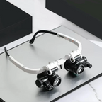 ClariVue LED Magnifier Glasses With 8x-23x Zoom And Brightness Control