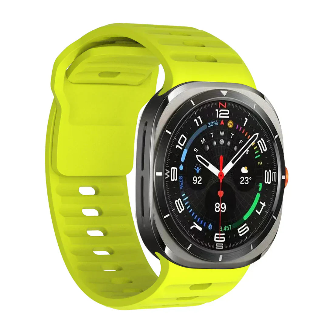 רצועת סיליקון ל-Galaxy Watch Ultra, רצועת Kirrea דקה עם אבזם מסמרים