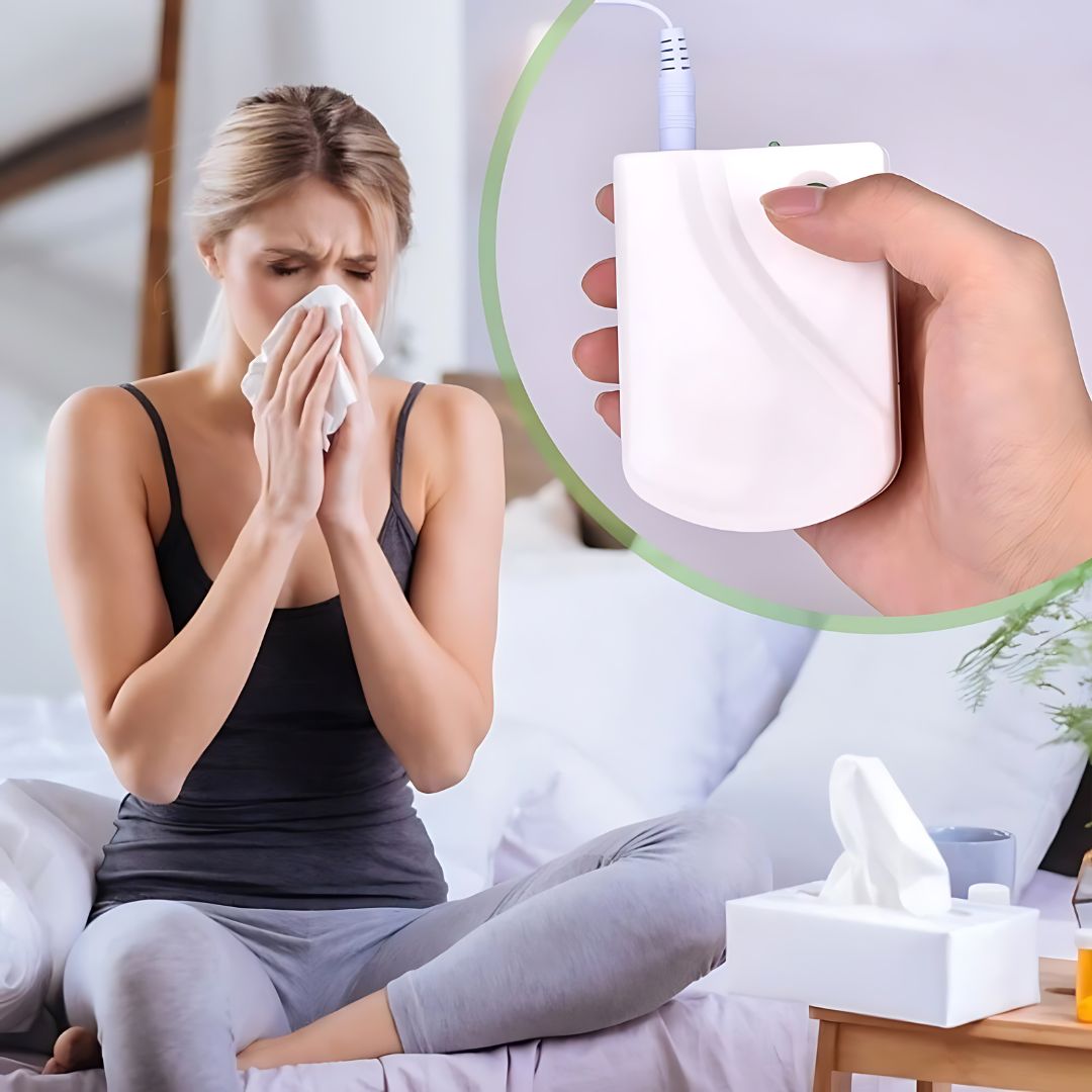 Dispositivo per la cura nasale a infrarossi NasoGlow, rimedio per il naso che cola
