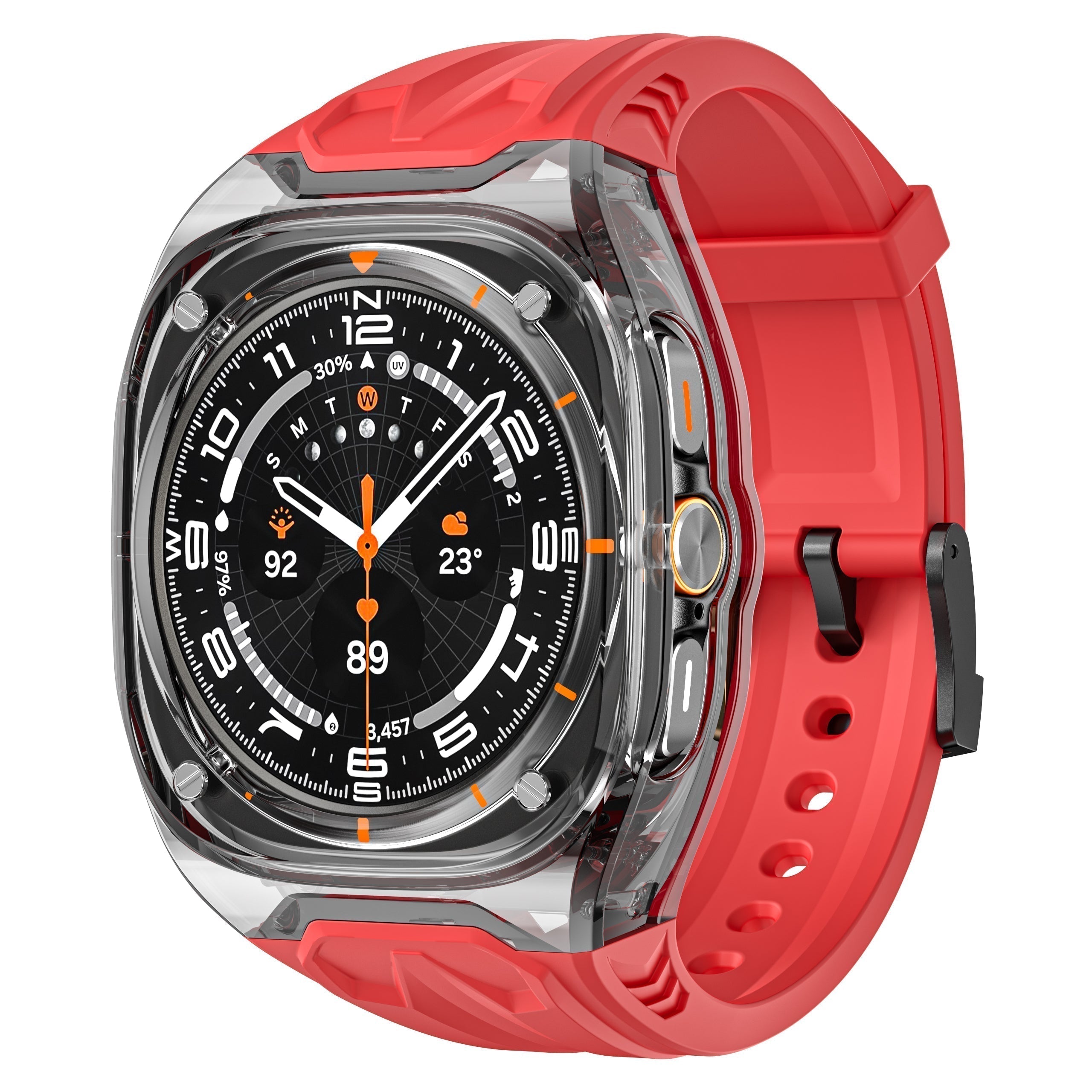 Stoßfeste Hülle und Armband-Set für Samsung Watch 7 Ultra 47mm