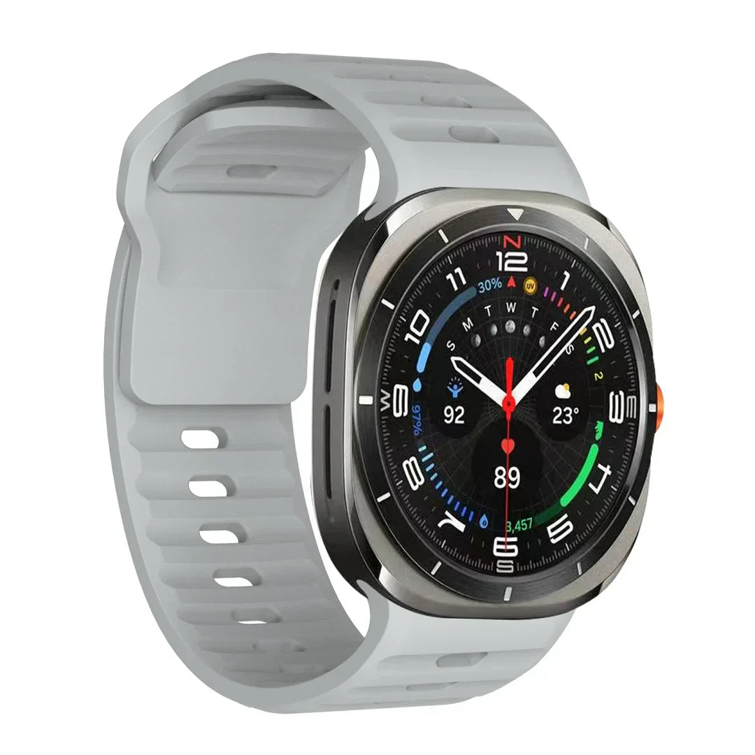 רצועת סיליקון ל-Galaxy Watch Ultra, רצועת Kirrea דקה עם אבזם מסמרים