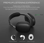 Over-Ear-Bluetooth-Kopfhörer mit Geräuschunterdrückung, Solara Pro, 40 Stunden Akkulaufzeit