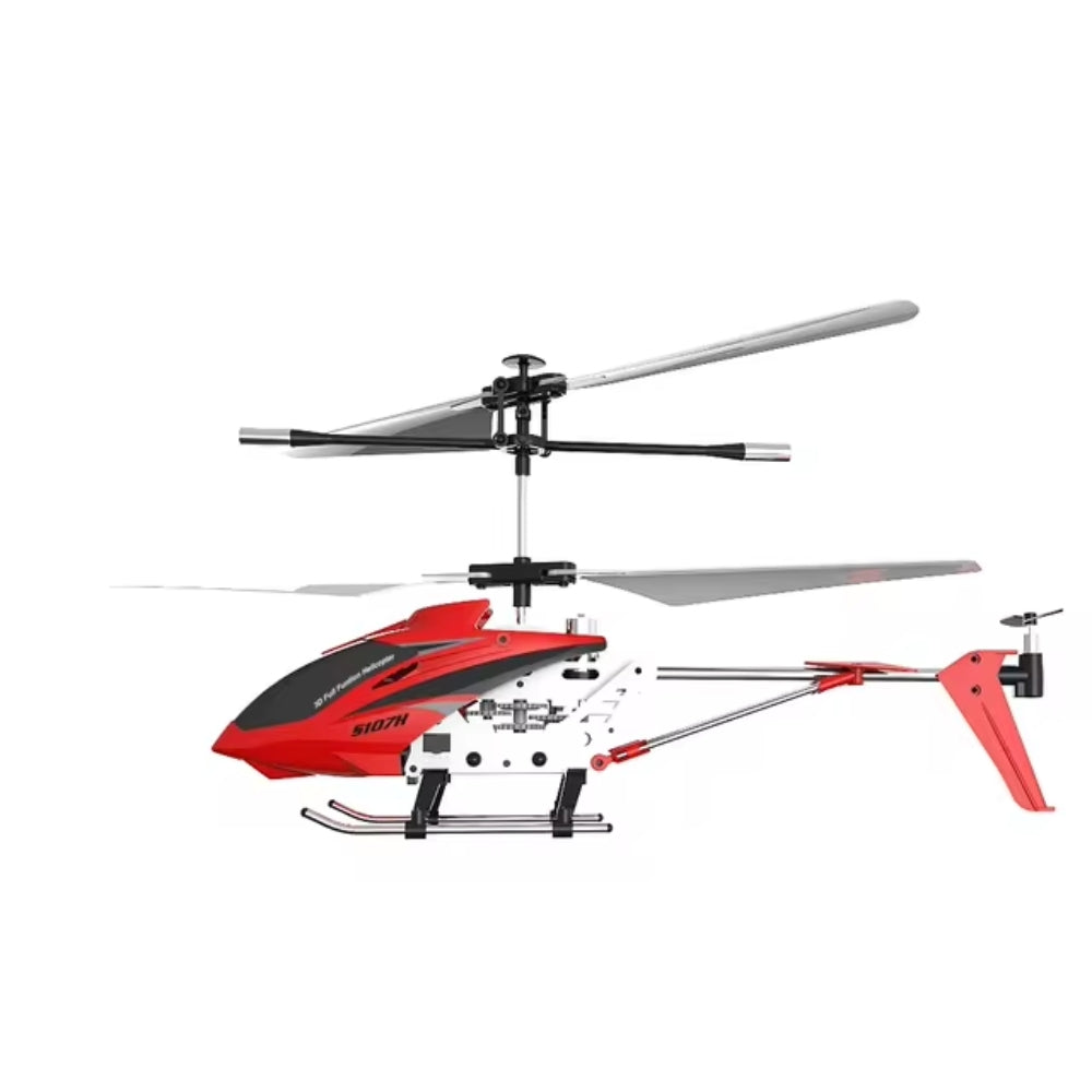Gyro-Stabilized RC Helicopter Toy, NovaPulse 3.5CH, Rugged Crimson Frame
