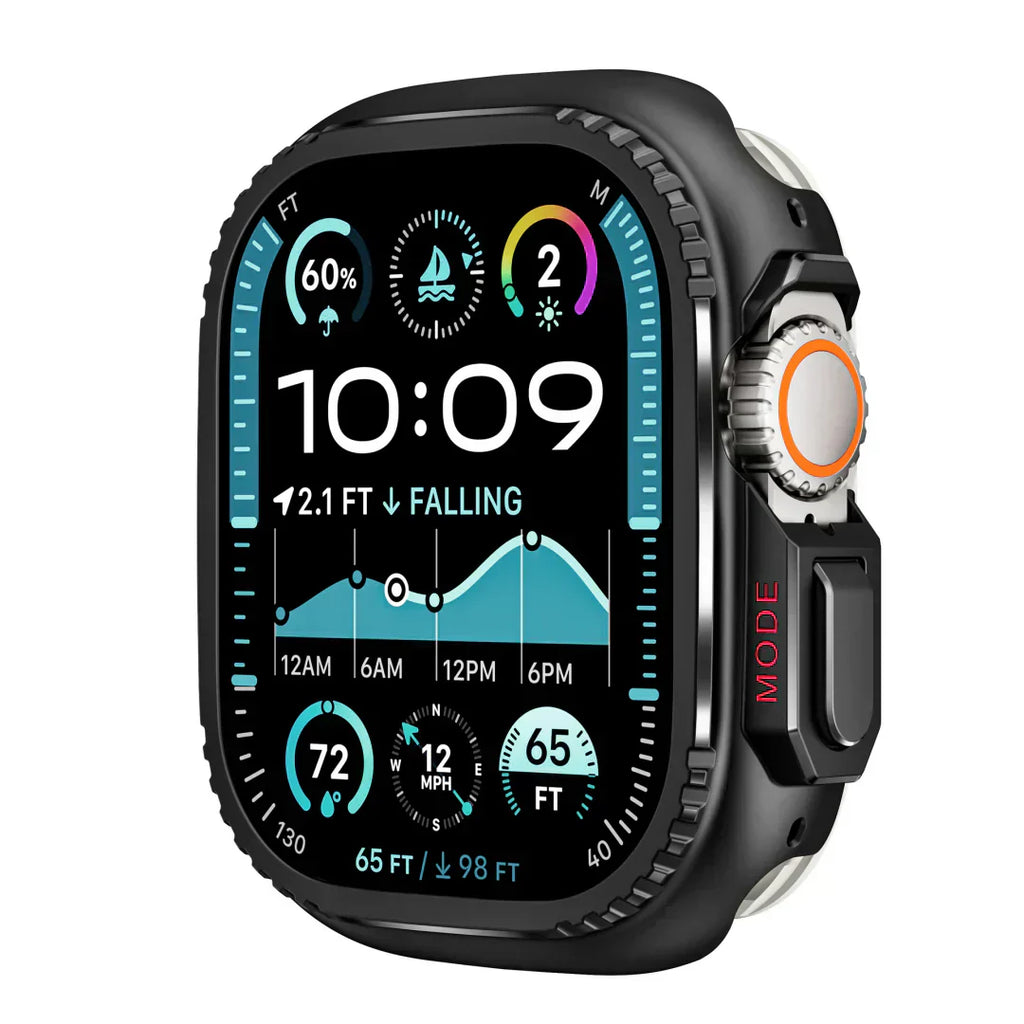 Apple Watch Case in Aluminum, AeroGuard Rugged Protective Shell