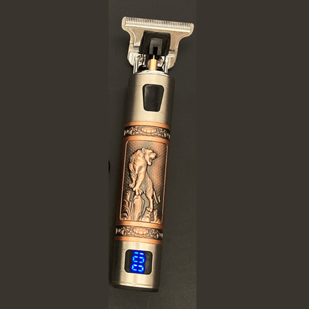 Rasoio vintage per barba con batteria e taglio di precisione per barba e capelli - Fioriscas