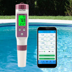 AquaSense 7-in-1-digitaalinen allasveden testeri sovelluksella, pH ja kloori