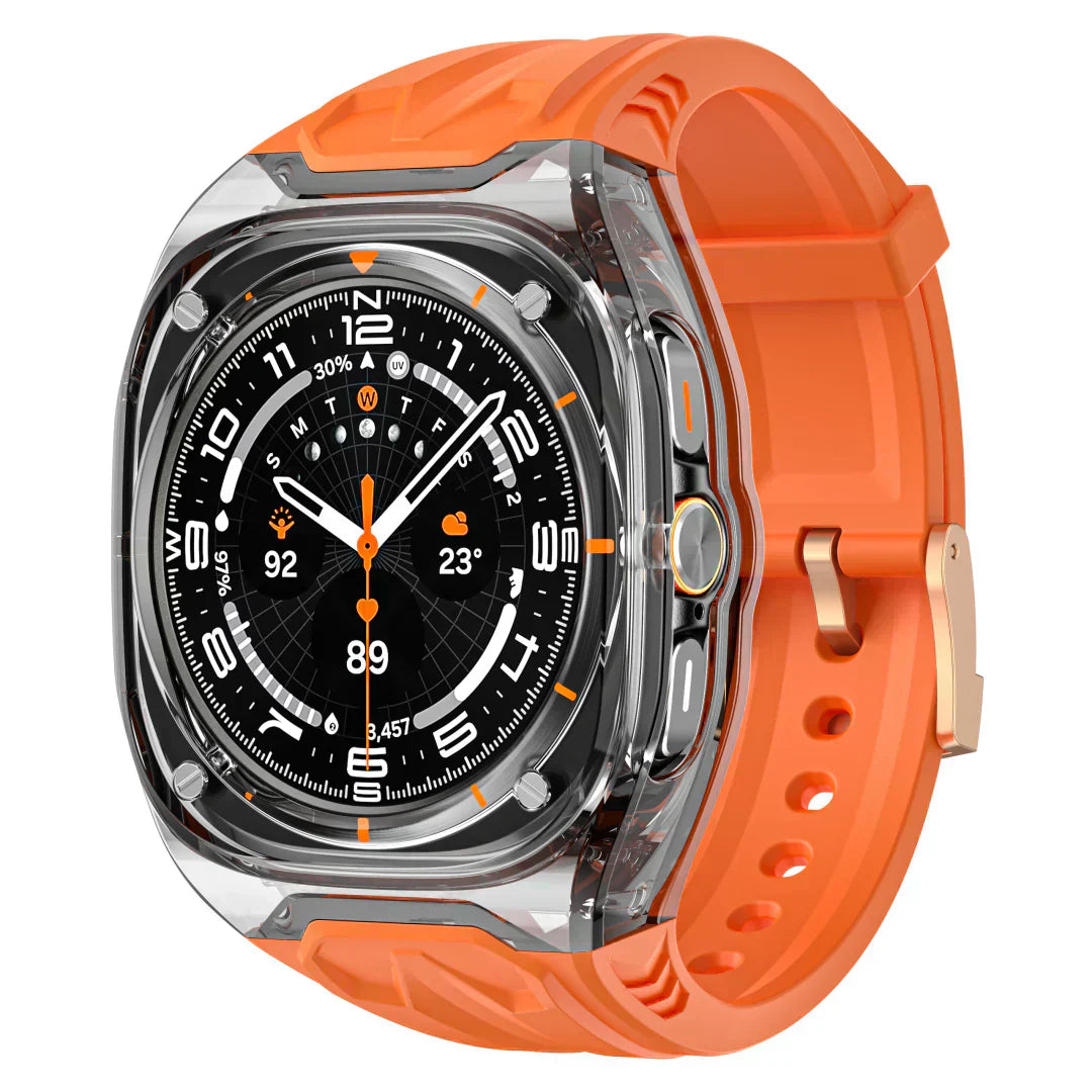Pouzdro a řemínek Samsung Galaxy Watch Ultra, sada Lumeo Retrofit, 47 mm