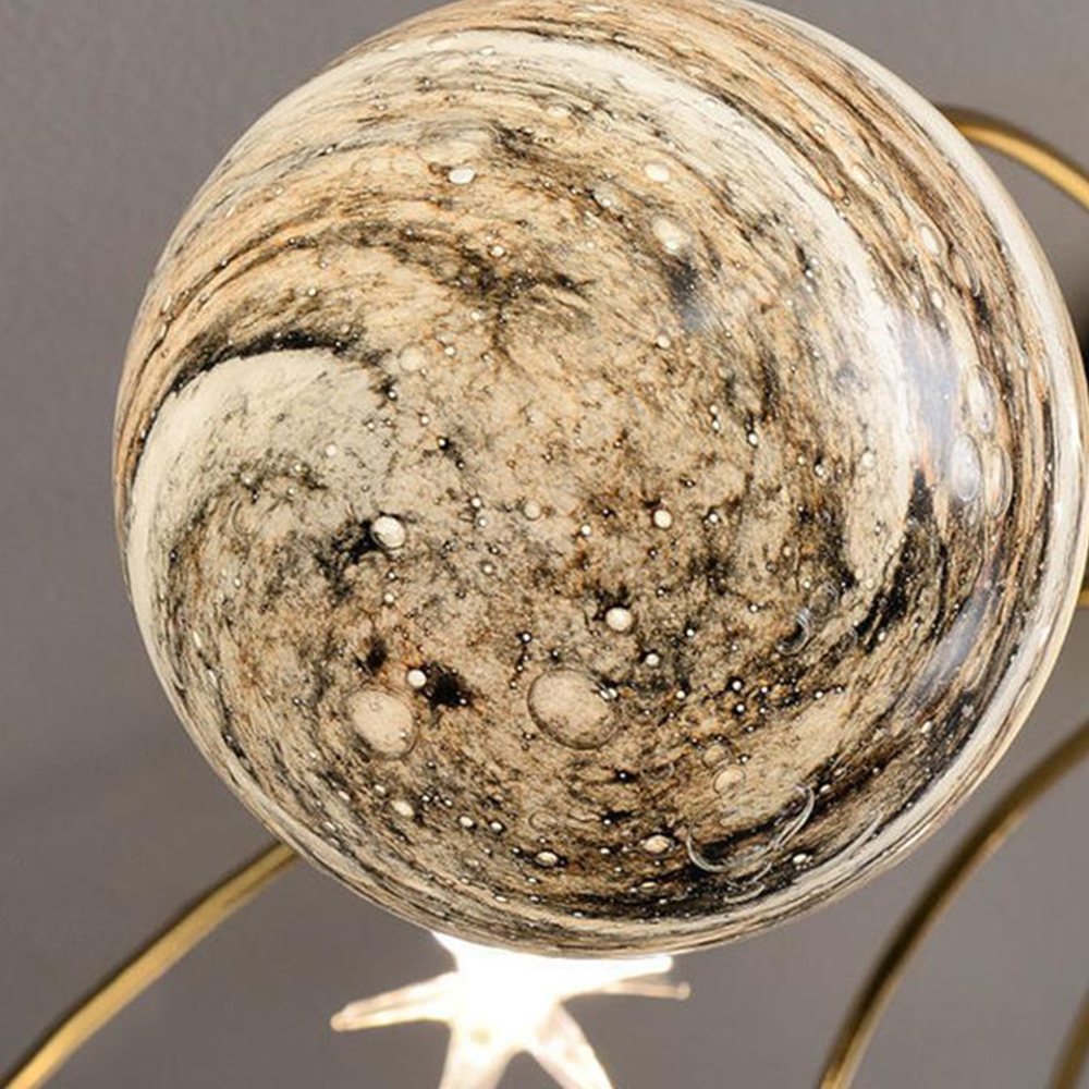 Aria Modern Planet Flush Mount Ceiling Light, Living Room | Fioriscas