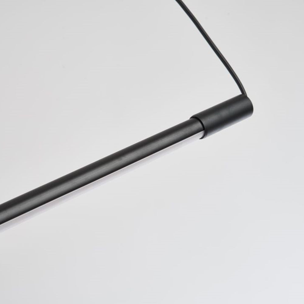 Zynar Minimalist Linear Pendant Light, Black | Fioriscas