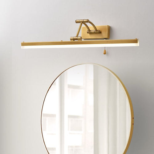 Arisha Linear Arc Light Poles Metal Black Vanity Wall Lamp | Fioriscas