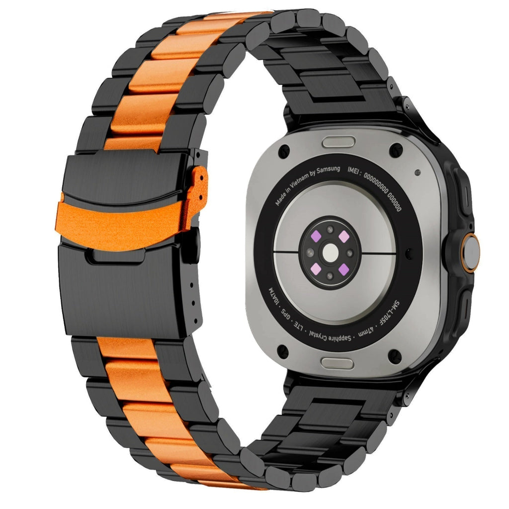 Aurex Titan-Uhrenarmband für Samsung Galaxy Watch Ultra, Faltschließe