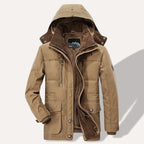 ArdentVale Herren-Isolierparka, plüschgefütterter Wintermantel