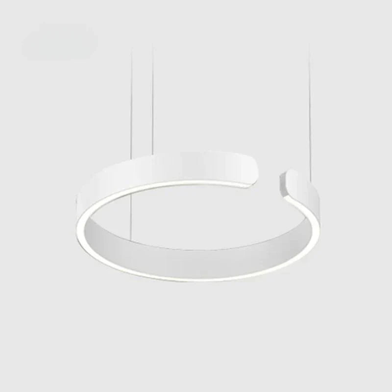 LyraHalo Pendant Light, Round Metal Design, Dimmable LED