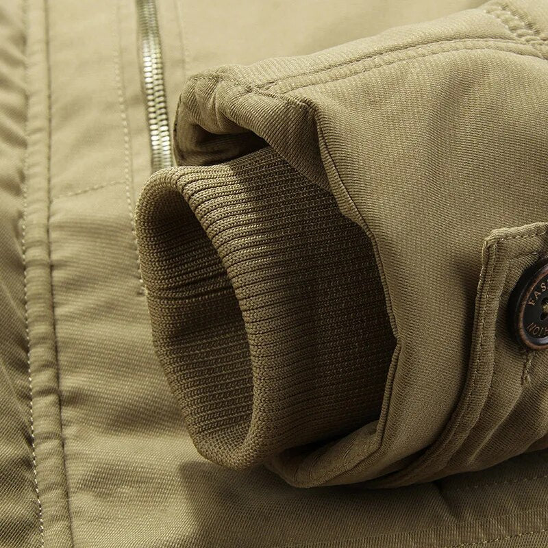 ArdentVale Herren-Isolierparka, plüschgefütterter Wintermantel