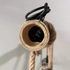 AstraLume Retro kovové a dřevěné závěsné svítidlo, objímka E27, teplé světlo