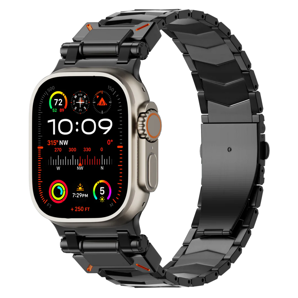 Elestra V01 titaniumrem til Apple Watch, V-formet design
