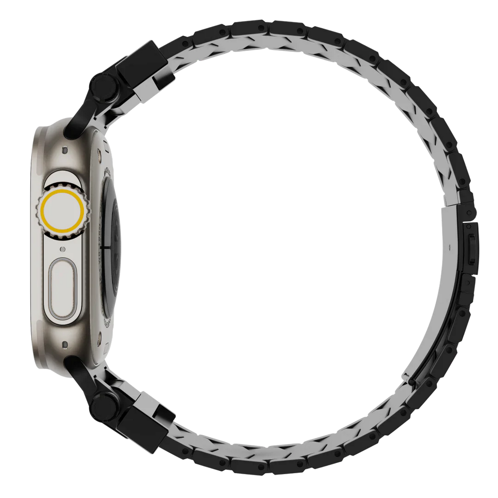 Elestra V01 titaniumrem til Apple Watch, V-formet design
