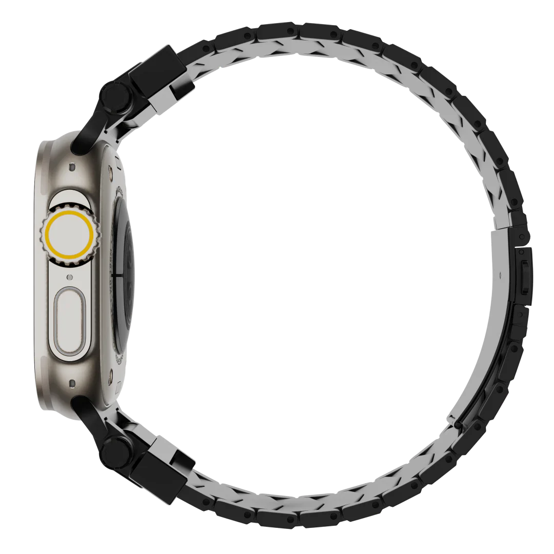 Elestra V01 titaniumrem til Apple Watch, V-formet design