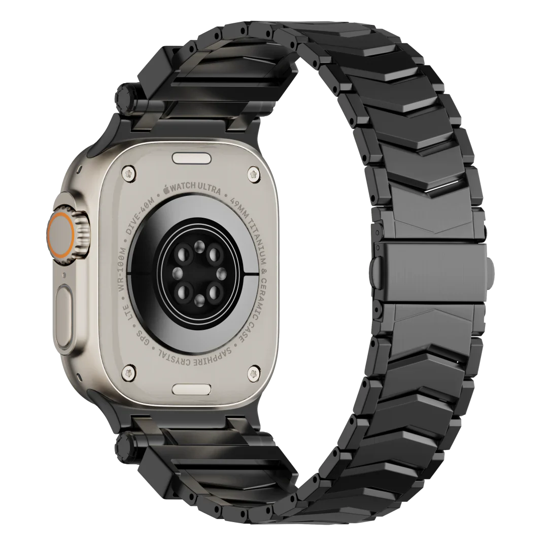 Elestra V01 titaniumrem til Apple Watch, V-formet design