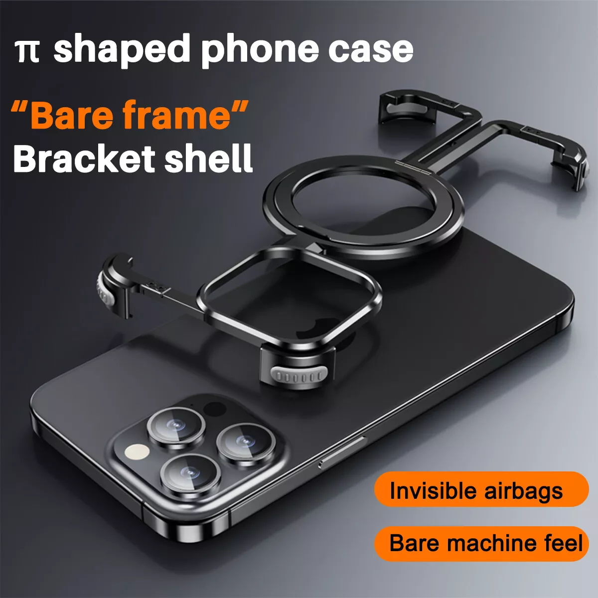 Quellio EvoBorder Borderless MagSafe Case, Aluminum Alloy, Fits iPhone 13-16