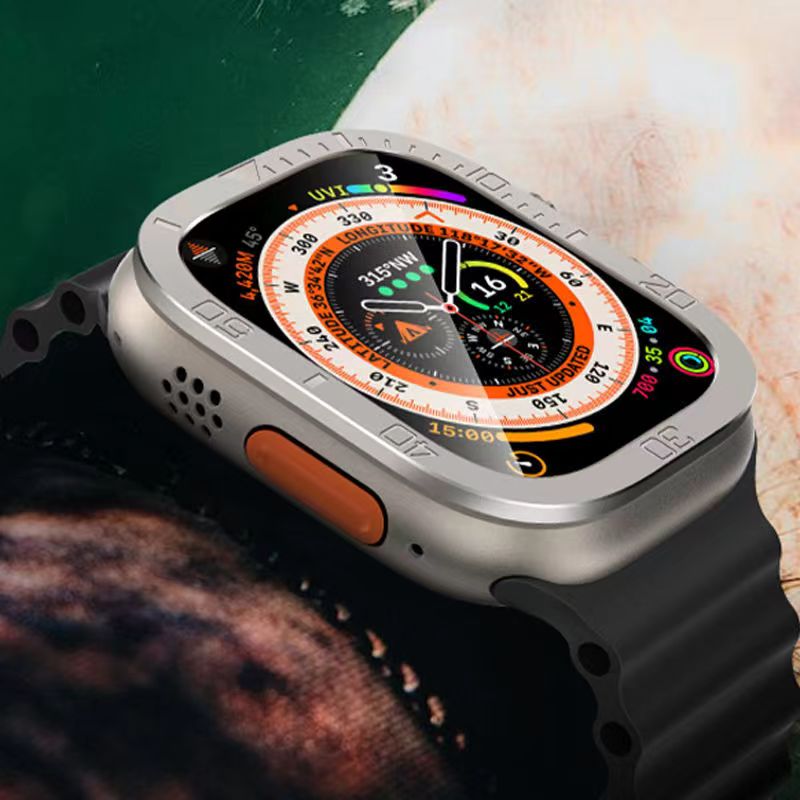 Hærdet glas skærmbeskytter til Apple Watch Ultra, Vellon