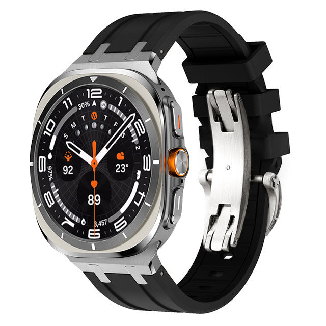 Pásek Samsung Watch Ultra, silný silikonový řemínek Kirrea s přezkou